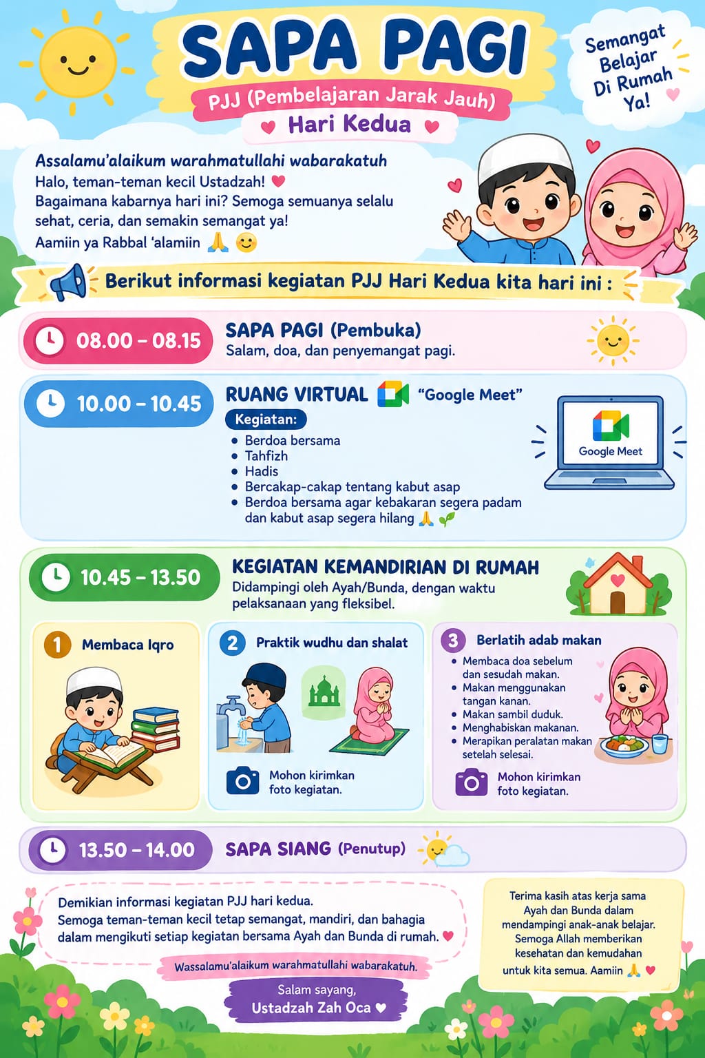 Kegiatan PJJ Kelas At Tin 2